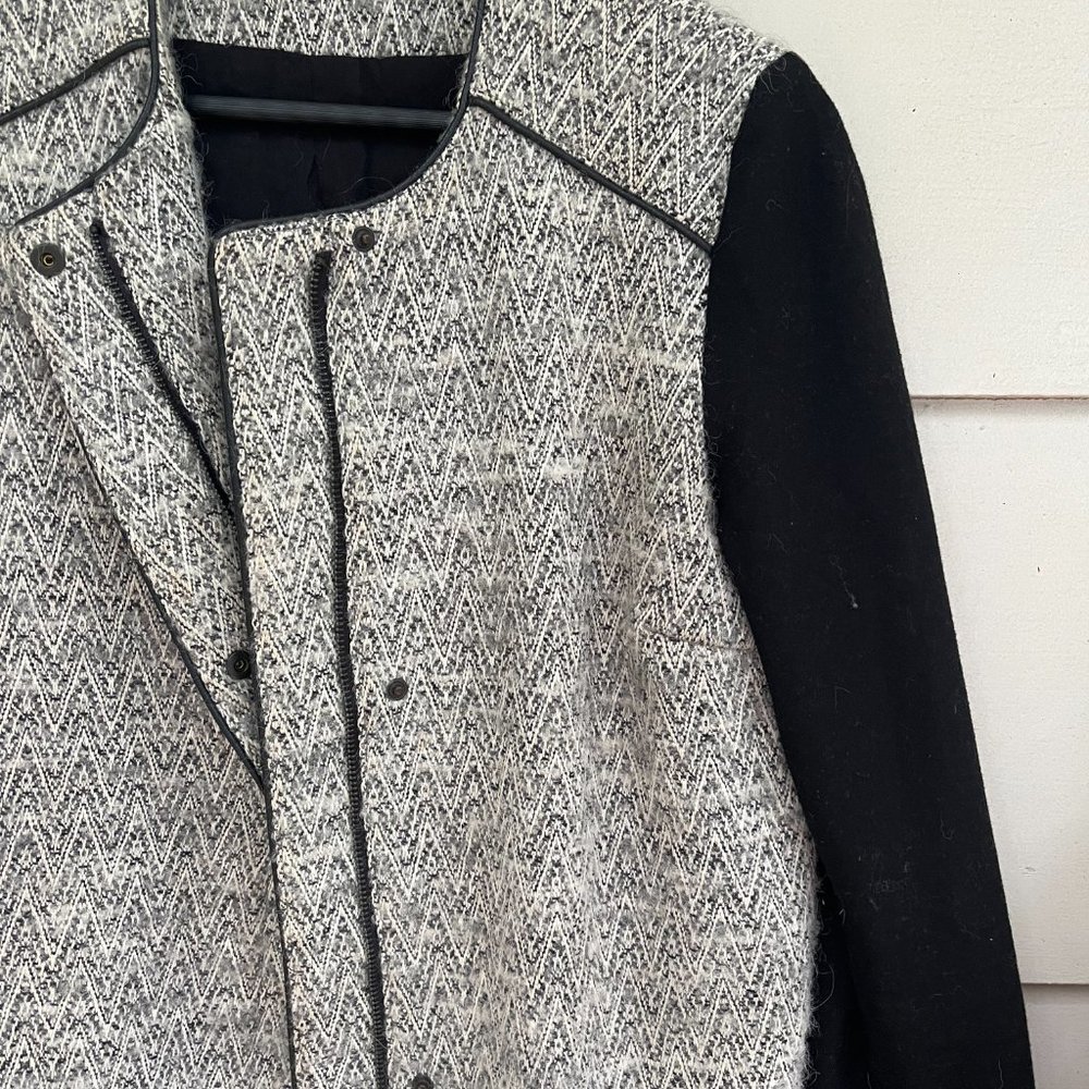 Structured Raglan- Style Mid Length Jacket - image 5